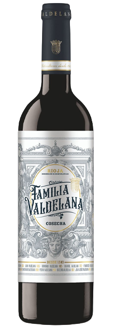 Vino Tinto Familia Valdelana Joven DOCa Rioja Tempranillo y Viura de Bodegas Valdelana