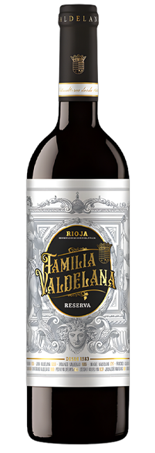Vino Tinto Familia Valdelana Reserva DOCa Rioja Tempranillo y Graciano Alavesa