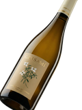 Primer plano de la etiqueta del vino blanco Gramona Gessamí, D.O. Penedès.