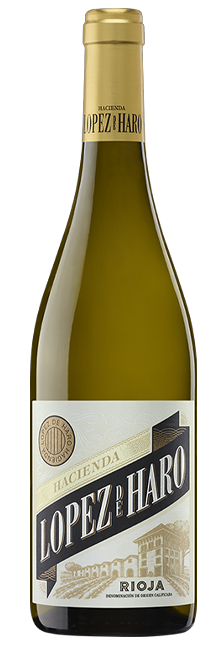 Vino Blanco Hacienda López de Haro D.O.Ca. Rioja Viura con 3 meses de crianza
