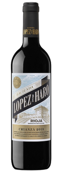 Vino Tinto Hacienda López de Haro Crianza Vegano DOCa Rioja Tempranillo