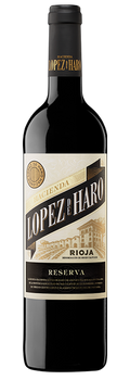 Vino Tinto Hacienda López de Haro Reserva DOCa Rioja Tempranillo y Graciano