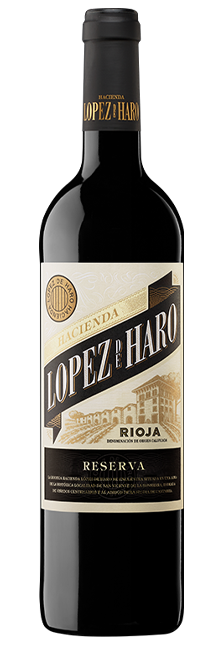 Vino Tinto Hacienda López de Haro Reserva DOCa Rioja Tempranillo y Graciano