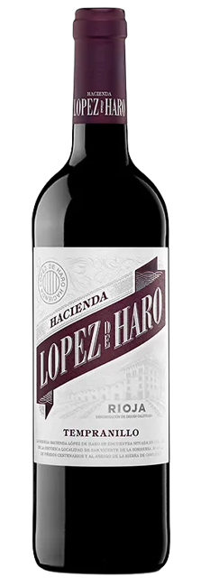 Vino Tinto Hacienda López de Haro Tempranillo Joven Vegano DOCa Rioja Alta