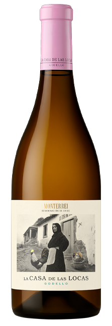 Vino Blanco La Casa de las Locas Godello Joven con D.O. Monterrei de Galicia