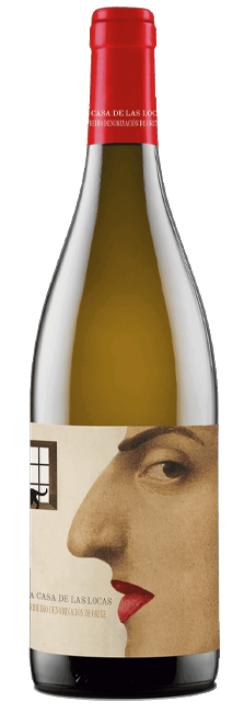 Vino Blanco La Casa de las Locas Treixadura Joven D.O. Ribeiro Crianza sobre Lías