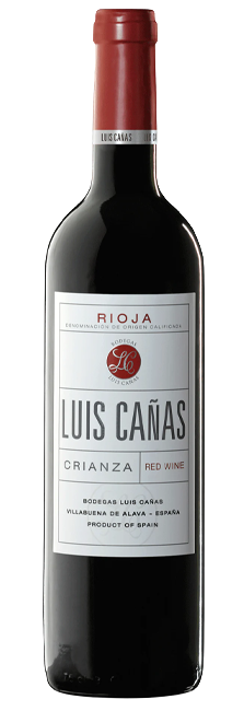 Vino Tinto Luis Cañas Crianza DOCa Rioja con Tempranillo y Garnacha