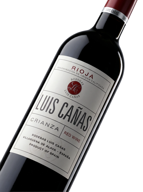 Botella de Luis Cañas Crianza, vino tinto DOCa Rioja de Bodegas Luis Cañas, Villabuena de Álava - Mi Tienda de Vinos
