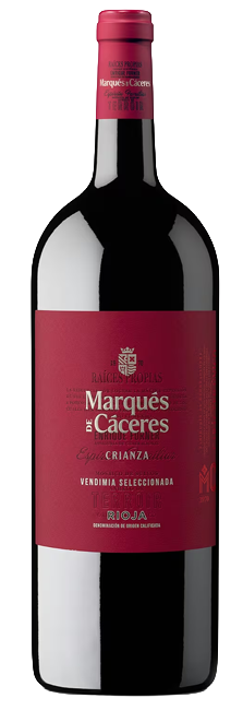 Vino Tinto Marqués de Cáceres Crianza Magnum D.O.Ca. Rioja Tempranillo 1,5L