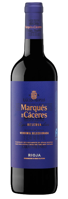 Vino Tinto Marqués de Cáceres Reserva D.O.Ca. Rioja Tempranillo Vegano