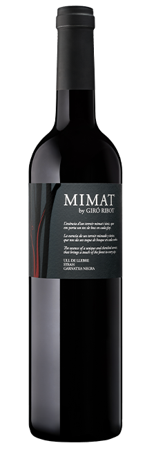 Vino Tinto Mimat Negre Giró Ribot D.O. Penedès con 6 meses de crianza en barrica