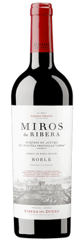 Vino Tinto Miros de Ribera Roble D.O. Ribera del Duero 100% Tinta del País (Tempranillo)