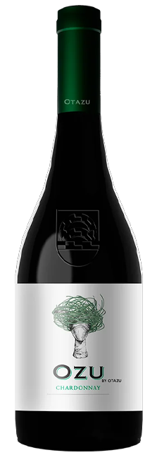 Vino Blanco Ozu by Otazu Chardonnay Ecológico D.O. Navarra Joven sobre lías