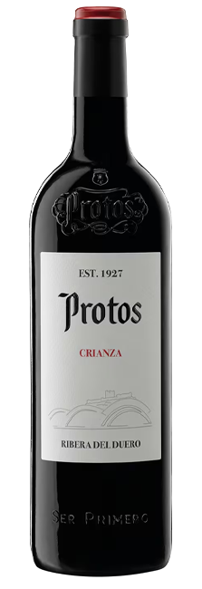 Vino Tinto Protos Crianza D.O. Ribera del Duero 100% Tinta del País uva Tempranillo