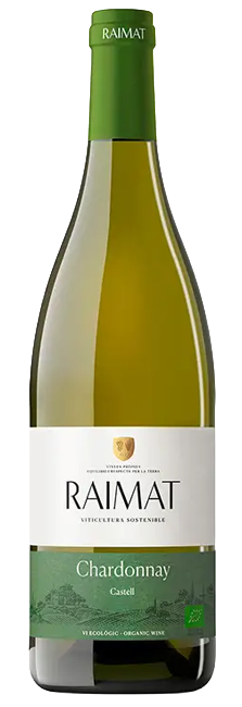 Vino Blanco Raimat Chardonnay Ecológico D.O. Costers del Segre 100% Chardonnay