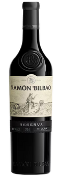 Vino Tinto Ramón Bilbao Reserva D.O.Ca Rioja Tempranillo con notas de Fruta Negra y Vainilla