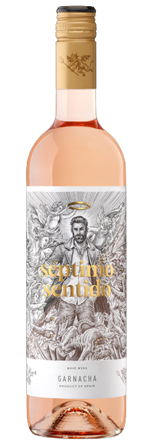 Vino Rosado Séptimo Sentido 100% Garnacha Joven D.O. La Mancha