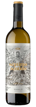 Vino Blanco Séptimo Sentido Verdejo Joven D.O. La Mancha con notas de melocotón y cítricos