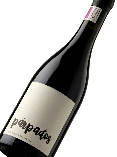 Primer plano de la botella de vino tinto Párpados.