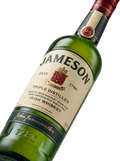 Detalle etiqueta Blended Irish Whiskey Jameson Original Triple Distilled Sine Metu Destilería 1780