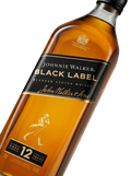 Detalle etiqueta Blended Scotch Whisky Johnnie Walker Black Label 12 Years Aged Escocia