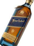 Detalle etiqueta Blended Scotch Whisky Johnnie Walker Blue Label Our Blend Cannot Be Beat Established 1820