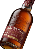 Detalle etiqueta Speyside Single Malt Scotch Whisky Aberlour 12 Years Double Cask Rich Citrusy Speyside