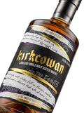 Detalle etiqueta Lowland Single Malt Scotch Whisky Bladnoch Kirkcowan Whisky That Goes Its Own Way