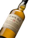Detalle etiqueta Islay Single Malt Scotch Whisky Caol Ila 12 Years Port Askaig Isle of Islay