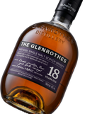 Detalle etiqueta Speyside Single Malt Scotch Whisky The Glenrothes 18 Years Sherry Seasoned Oak First Fill